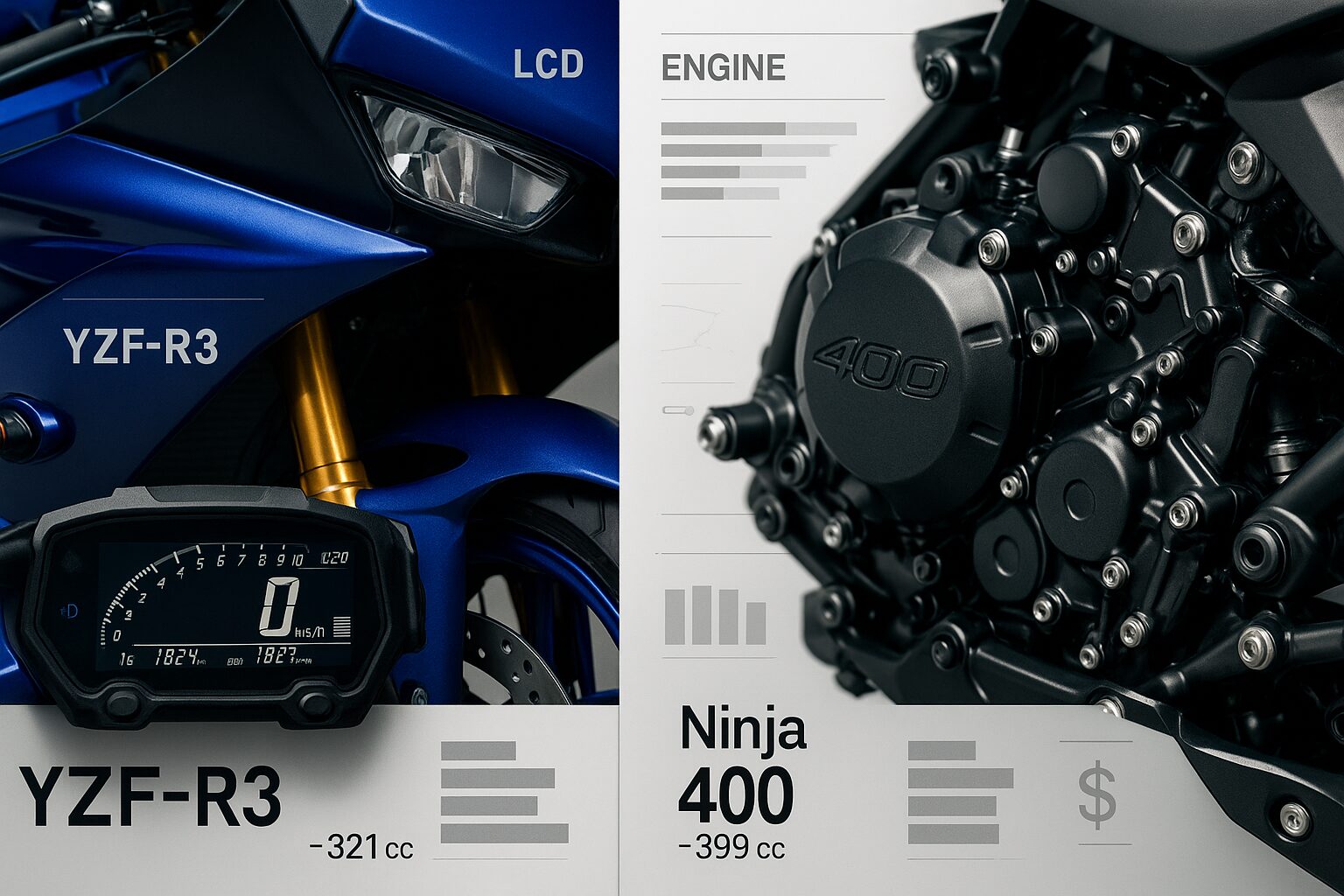 YZF-R3とNinja400ならどっちを選ぶ？