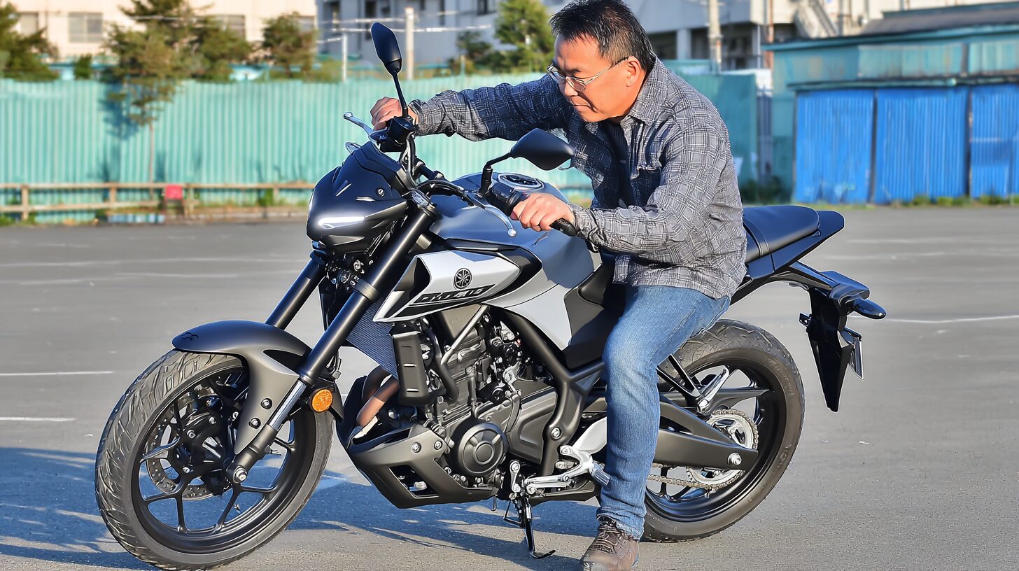 MT-25はおじさんでも乗りやすい?
