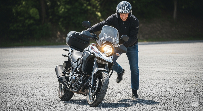 Vストローム250SXの足つきを改善