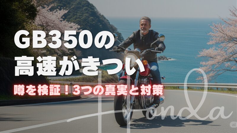 GB350の高速がきついという噂