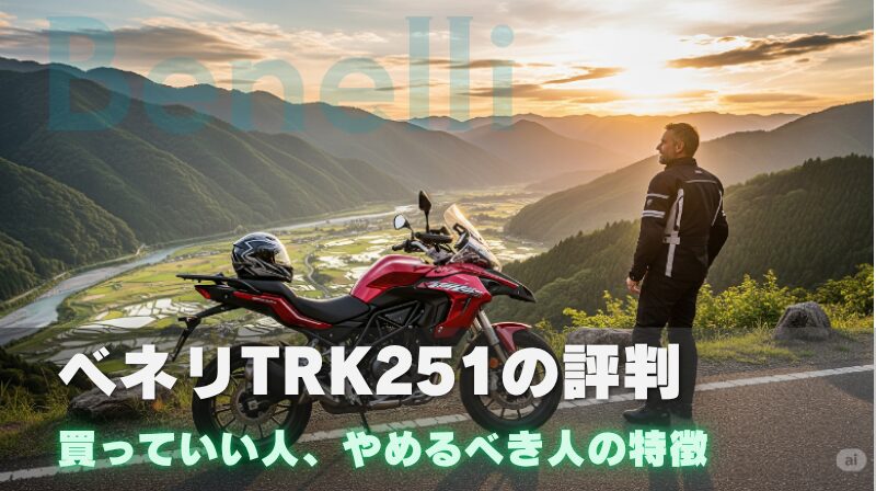 ベネリTRK251の評判を分析