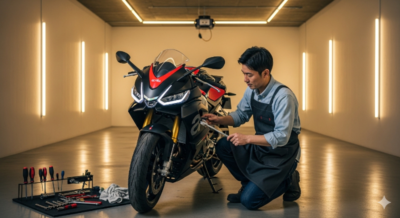 アプリリアRS660の故障