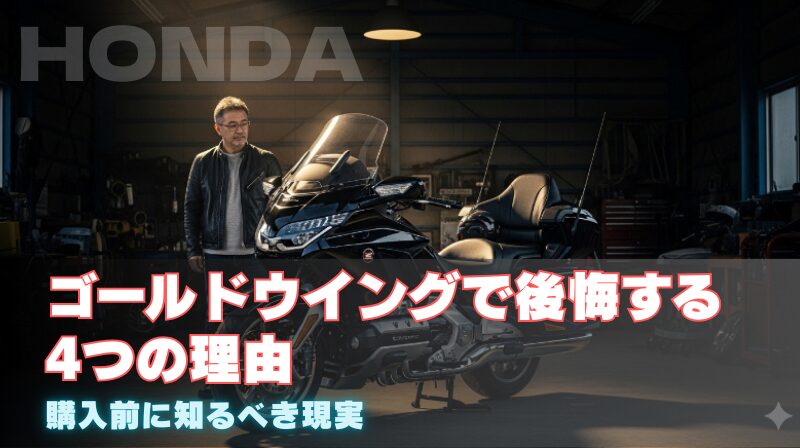 ゴールドウイングで後悔する4つの理由！