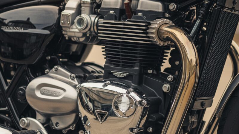 トライアンフ スピードマスターの1200ccハイトルクエンジン