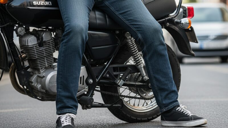 特徴的なシートと足つきの良さ