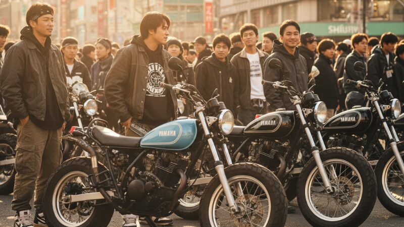 2000年代のTWブームで集まるカスタムバイク愛好者