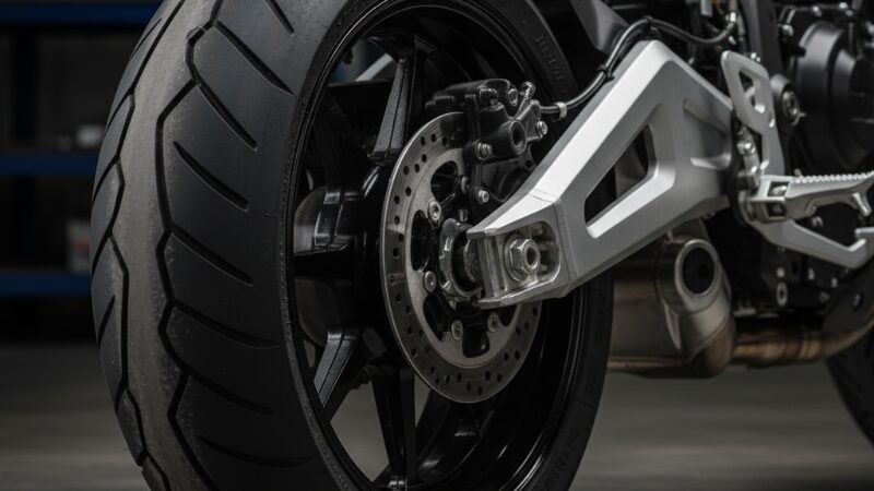 パイルダー125のリアセクションのクローズアップ