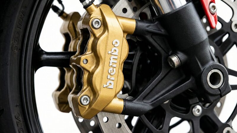 ブレーキ性能の向上とBremboキャリパーの恩恵