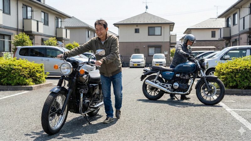 GB350対メグロS1！決定的な違いは「重さ」にある