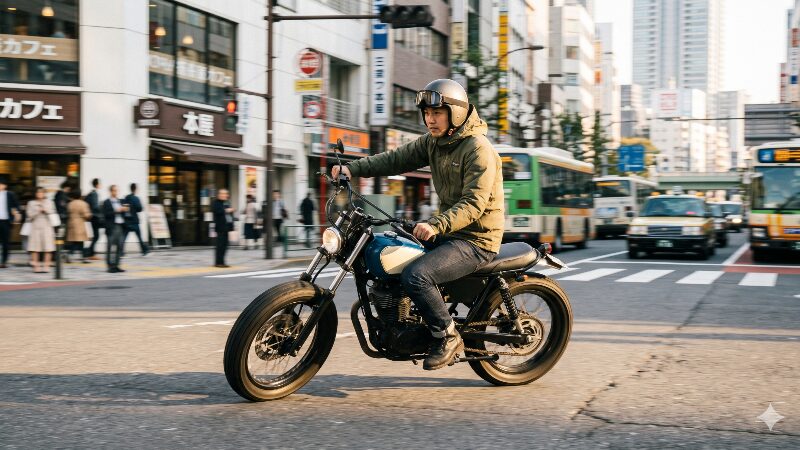 街乗りで軽快に走るストリートトラッカー