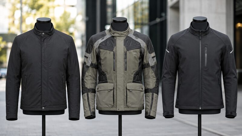 アドベンチャーバイク向けライディングジャケット3タイプ比較｜ステルス系・テキスタイル系・ソフトシェル系